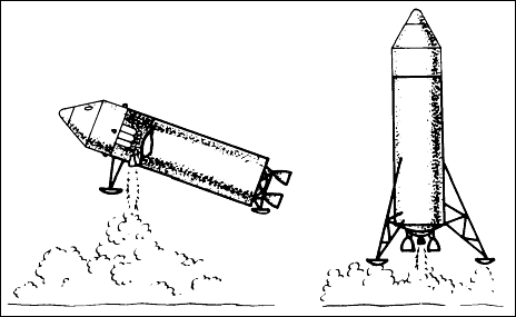 Two landing techniques