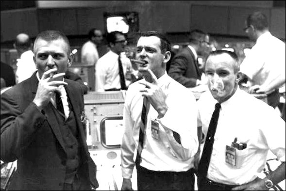 Flight directors celebrate Apollo 
7