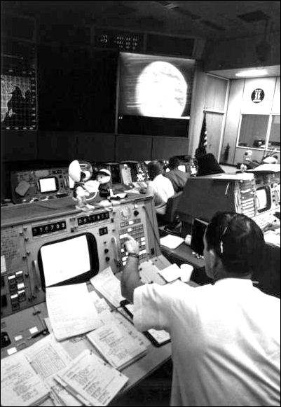 Almost full Earth televised to MCC