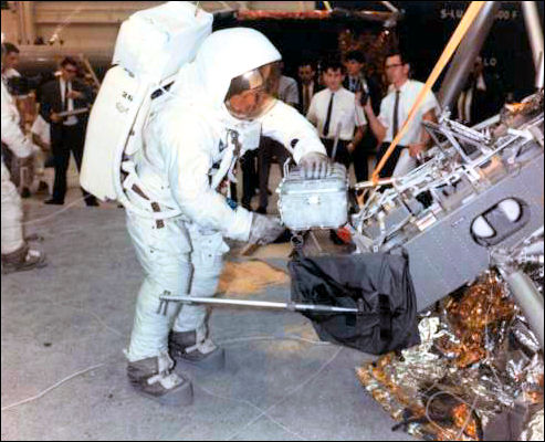 Armstrong practices EVA