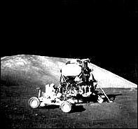 By the time the Apollo program ended with Apollo 17, the uprating of Saturn V engines was allowing heavier payloads on the lunar surface, including the lunar roving vehicle, which so dramatically increased the mobility of exploring astronauts.