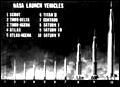 The stable of NASA launch vehicles that were actually built and flown. [link to a larger picture]